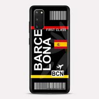 Phone Case for Samsung Galaxy S20 FE S21 Ultra 5G S8 S9 S10 S20 Plus S10e TPU Coque Black Cover Exclusive Label Air Tickets Samsung S21 FE black