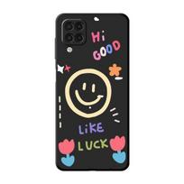 Smiley Face Stripes Case For Samsung Galaxy A52 A12 A32 A51 A21s A71 A13 A53 A22 A31 A72 A03 A02s A41 Black Phone Shell Samsung A72 4G(5G) beige