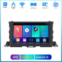 REAKOSOUND 10'' Android Wireless Carplay Auto GPS Navigation Car Stereo Radio Player BT WIFI For Toyota Highlander 2014-2018 4-core 1+32CP