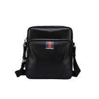 New Single Shoulder Bag Men's Leather Leisure Multi Functional Vertical Leisure Crossbody Bag Head Layer Cowhide Large Capacity Men's Bag Trendy