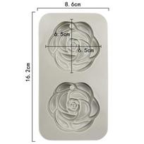 Camellia Flower Soap Mold Decorations Hanging Diffuser Mould For Aromatherapy Car Freshie Wax Melts Candle Cake Kitchen Baking