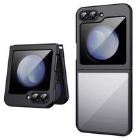 For Samsung Galaxy Z Flip5 Flip6 Flip 6 4 5 Matte Anti fingerprint Transparent Shockproof TPU Case anti-drop Non Yellowing Back Cover Protector Shell Z Flip4