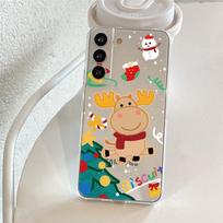 Clear Case For Samsung Galaxy S22 S20 FE S21 Plus S10 Lite S9 S8 S10e Note 20 Ultra 10 Lite 9 8 Phone Cover New Year Samsung S22 5G gray