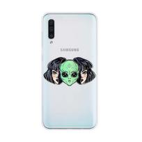 Cartoon Alien Art For Samsung Galaxy A90 A80 A70 A60 A50 A40 A30 A20S A20E A10 A10E A10S S8 S7 S6 Edge Phone Case Samsung S6 Edge white