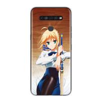 Cartoon Fate Stay Night Saber For LG V60 V50S V50 G8X G8S G8 G7 ThinQ 5G K61 K51S K41S K30 K20 Q60 Q9 Soft Phone Case LG V60 ThinQ 5G