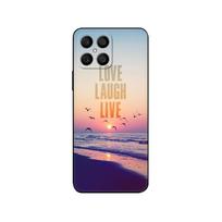 „Honor X8“ dėklo galinis dangtelis „HonorX8 Honor X 8 Case“ telefono dėklas Apsauginis krepšys, buferis, minkštas silikoninis juodas TPU dėklas Honor X8 beige