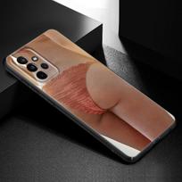 Seksuali Mergina Telefono Dėklas Samsung Galaxy A21 A30 A50 A52 S A13 A22 A32 A33 A53 A73 5G A11 A12 A31 A51 A70 A71 A72 Samsung A73 5G gray