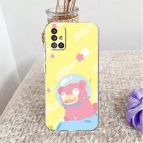 Clear Case For Samsung Galaxy A12 A52 A53 A51 A32 A31 A72 A73 A71 A21s A22 A41 A11 A02s A13 TPU Phone Cover Cute Pokemon EEvee Samsung A73 5G yellow