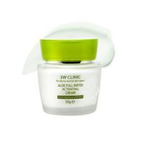 3W CLINIC Aloe Full Water Activating Cream 50ml 1 PCS