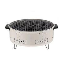 Meat Roasting Grill Portable Versatile Charcoal Oven Multifunctional Grill for Outdoor Camping Picnic Travel gray