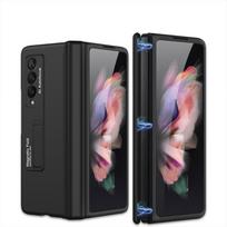 Magnetinis lankstas Telefono dėklas Laikiklis Itin plonas Sulankstomas stovas W22 Kūrybinis Apsauginis juoda