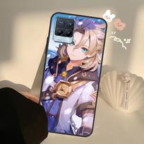Smug Albedo Genshin Impact Case For Realme 9 8 Pro 8i 9i GT Master GT Neo 2 3 Cover For OnePlus 9 Pro 10 Pro Nord2 9R Realme 9Pro Plus white