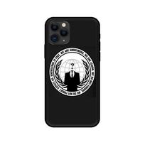 Black tpu case for iphone 5 5s se 2020 6 6s 7 8 plus x 10 XR XS 11 12 mini pro MAX back cover Anonymous iphone 5 5S SE