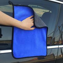 Microfiber Cleaning Towel Extra Soft Super Absorbent Car Cleaning Cloth Professional Detailing Car Drying Towel Wash Accessories 25x25cm geltona