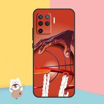 Basketball Basket Sport telefono dėklas skirtas OPPO A15 A16 A5S A5 A9 A31 A53 A53S A52 A72 A83 A91 A93 A54 A74 A94 dangtelis OPPO A53S 2020 brown