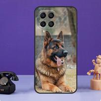 Vokiečių aviganio dėklas, skirtas Samsung Galaxy M12 M32 M52 M55 M13 M33 M53 M14 M34 M54 M20 M30s M31s M51 M31 M21 Samsung M11 black