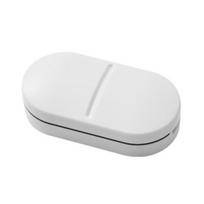 Yousheng 2-In-1 Portable Pill Cutter Box Food Grade Sharp Stainless Steel Blade Multi-functional Travel Capsule Tablet Storage Container Organizer balta