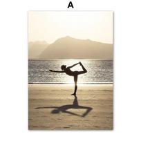 Living Room Decor Wall Art Landscape Nordic Canvas Poster for Home Design Frameless Pictures for Interior Decor Painting No Frame 21*30cm No Frame
