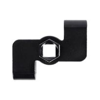 Wrench Extender for 1/2 Inch Drive Breakers Bars 21mm Hex Drive Universal Wrench Extender Adapter Wrench Extension Tool black