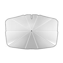 Įtraukiamas priekinio lango saulės skydelis Automobilio skydelis nuo saulės Apsauga nuo UV spindulių Laiko automobilį vėsų Saulės skydelis automobiliui 3/Y white