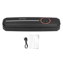 Maisto vakuuminio sandarinimo mašina Automatinė sauso šlapio vakuuminio sandarinimo mašina namų virtuvei EU Plug 220V Black