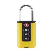 TSA Customs Code Lock for Travel Luggage Password Changeable Lock Contrast Design Padlock 3 Digit Combination Lock rožinė