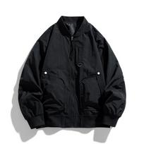 Vyriški drabužiai Lengva laisvalaikio striukė Bomber Striukė Military Style Plus Size Size 8XL Sportinė apranga M juoda