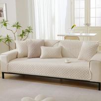 Sofa Pagalvėlė Neslystanti Žieminė Dygsniuota Pliušinė Sofa Užtiesalas Rankšluostis Gyvūnams Vaikams Sofa Rankšluostis Neslystanti Universali Vienspalvė Sofa Apsauga 70x70cm 1pcs