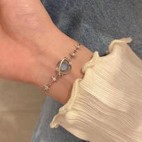 Elegantiška moteriška opalo apyrankė Išskirtinės, mielos cirkonio žvaigždės apyrankės beige