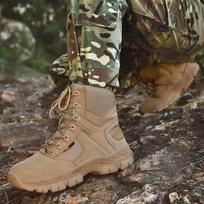 Vyriški didelio dydžio taktiniai batai, aukšti lauko batai, vyriški žygio ir alpinizmo treniruočių batai, vyriški koviniai batai 39 black