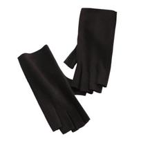 1 pora unisex žieminių pirštinių be pirštų, storos, šiltos, su jutikliniu ekranu, neslystančios, minkštos, atsparios šalčiui, labai elastingos, riešo, dviračių, jojimo pirštinės juoda
