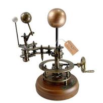 Brass Solar System Working Model Orrery Antique Finish Sun Earth Moon Nautical Handmade Gift