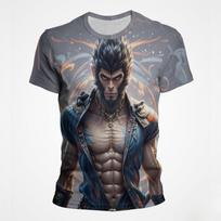 Explosive Game Black Monkey King Men's T-shirt Children's Casual Dream Clothing Oversized Pattern Men's Printed New Top T-shirt S
