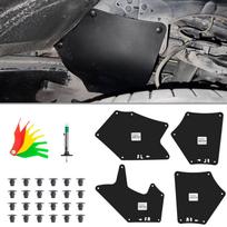 Purvo atvartai Apsaugos nuo purslų, sparnų įdėklai, skydo prijuostės sandariklis, skirtas Toyota Tundra Sequoia 2007- padangos protektoriaus gylio matuoklis stabdys 4pcs gray