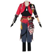 Thoma Cosplay Costumes Anime Figure Halloween Costumes for Women Men Suit Wig Role Playing Clothing Party Uniform XXXL-(Costume+Wig) black