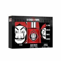 Netflix La Casa De Papel Eau De Toilette Spray 100ml Set 3 Pieces black