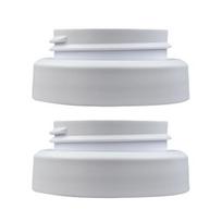 1/2 vnt. Tumbler adapteris Cirkul skonio kasetėms be BPA plastiko nepralaidaus dizaino adapteris, skirtas Owala 24/25/32/40oz puodeliams 2pcs gray