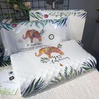 New Royal Thai Elephant Latex Pillow Adult Natural Pillow Core Neck Pillow Child 30 * 50
