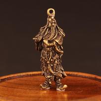 Guan Gong Ornament Handmade God of Wealth Figurine Miniature Convenient