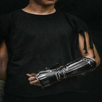 Berserk Anime Blackened Viduramžių Bracer Guts LOTR Cosplay brown