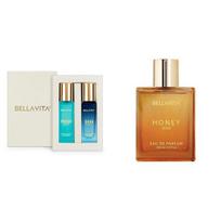 Bella Vita Luxury Skai Aquatic EDC & Fresh EDT Unisex Combo with BergamotYlang YlangPink PepperLong Lasting Fragrance ScentPack of 2 20Ml white