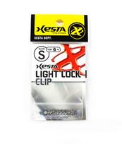 Xesta Light Lock Clip Mažas pakuotės dydis S-6lb, 10 vnt. pakuotėje (3848) black