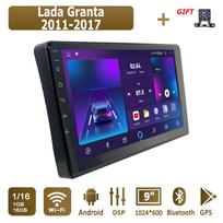 Android Carplay Automobilinis Radijas Lada Granta 2011-2017 Multimedijos Grotuvas Pagrindinis Įrenginys Stereo GPS Navigacija BT WIFI 4+64GB 1+16GB