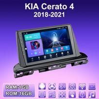 2 DIN Android Carplay Radijo imtuvas automobiliui KIA Cerato 4 2018-2021 Multimedijos grotuvas Galvos blokas Stereo GPS Navigacija BT WIFI 2+32GB 1+16GB blue