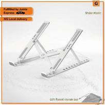 10 Steps Laptop Stand juoda