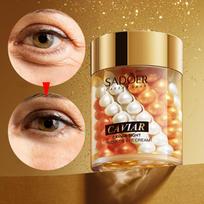 Caviar Essence trijų spalvų paakių kremas, drėkinamasis elastingas paakių kremas, drėkinantis ir šviesinantis paakių odą Akių priežiūra Odos priežiūros produktai 30g beige
