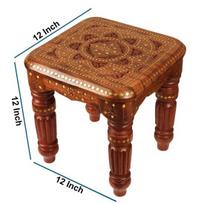 Sheesham medienos sulankstomas suolas 30,48 cm aukščio Puikiai tinka namų dekoravimui Natūrali mediena
