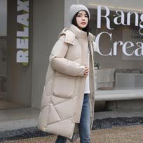 Large Size Winter Women Cold Coat Long Parkas Super Hot Coats Over-the-knee Puffer Jacket Hooded Loose Windproof Jacket Snowsuit 3XL pilka