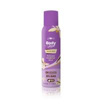 Plum BodyLovin' Vanilla Vibes parfumuotas dezodorantas purškiamas| Antibakteriniai žaliosios arbatos ekstraktai | Šiltas vanilės aromatas | 120 ml purple