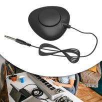 Kompaktiškas palaikymo pedalas elektriniam pianinui, kojinis pianino delsa, tylus, vienas 3.5mm gray
